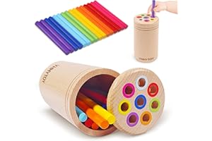 YHHYTOY Montessori Toys for 1+ Year Old, Toddler 18 Month Old Toy Color Sorting Preschool Learning Activities, Fine Motor Skills Sensory Toys for Toddlers 1-3, 1 2 3 Year Old Girl Boy Baby Gifts