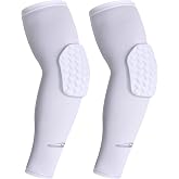 COOLOMG Volleyball Arm Pads Padded Arm Sleeves for Football Basketball | Sports Compression Elbow Pads for Youth Kids Adult