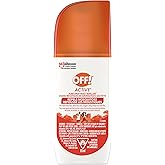 OFF! Active Insect and Mosquito Repellent Spray, 25% DEET, Long-Lasting Bug Protection for Camping & Outdoors, Safe for Cloth