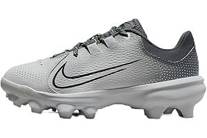 Nike Hyperdiamond 4 Pro MCS Women's Softball Cleats (DC8990-002, Cool Grey/White/Volt/Black)