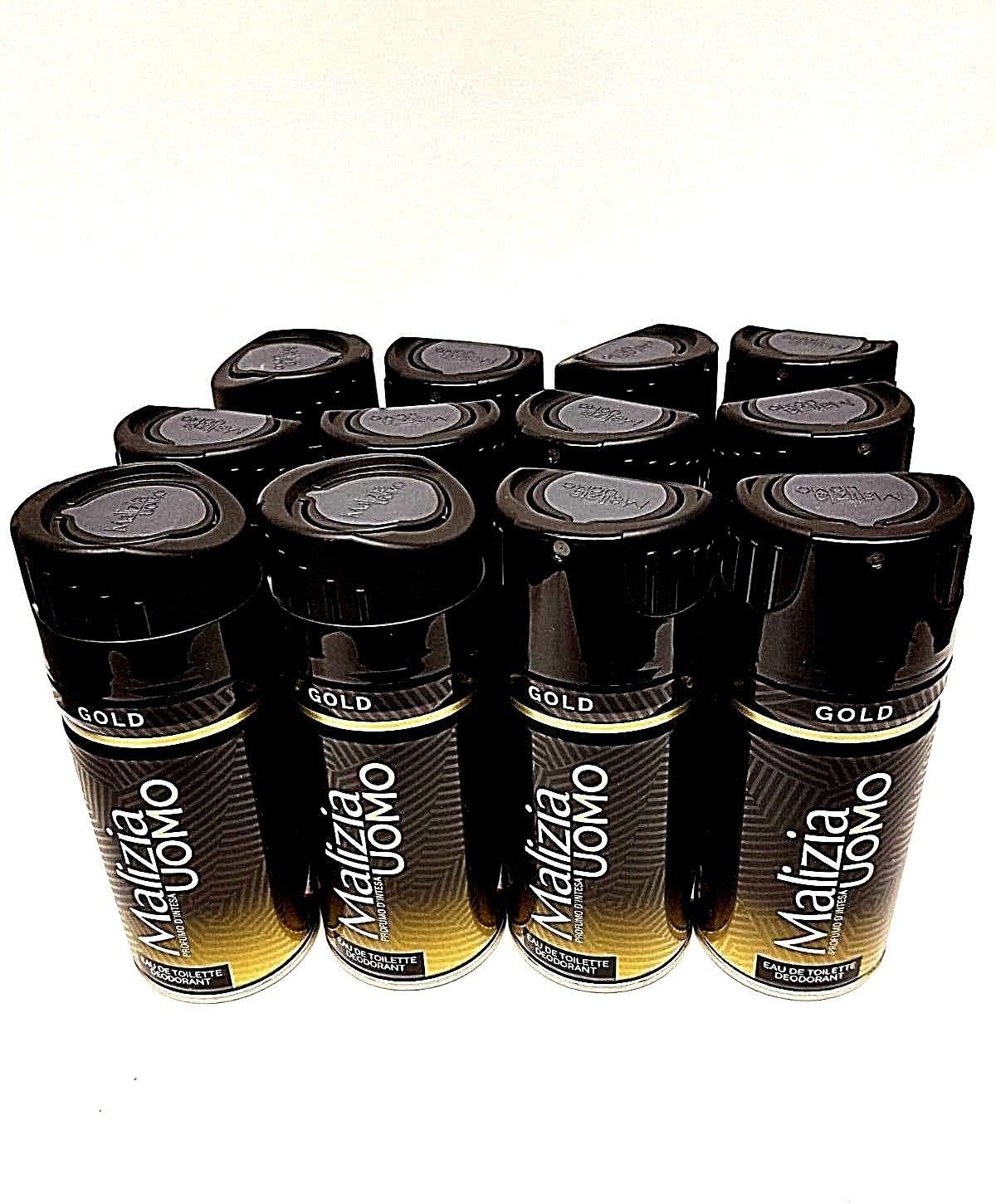 Malizia Uomo Gold Deodorant 12 x 150ml
