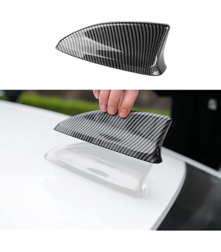 Shark Fin Antenna Cover For Acura ZDX 2024–2025 – Carbon Fiber Look Roof Aerial Topper | Easy Adhesive Installation