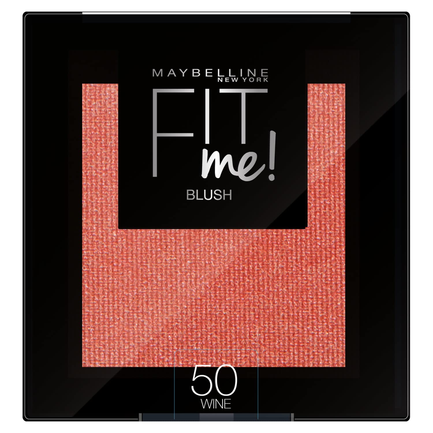 Maybelline Unisex New York fit me blush in polvere pigmentato facile da sfumare per un look naturale FIT ME BLUSH 50 WINE, 50 Wine, Standard
