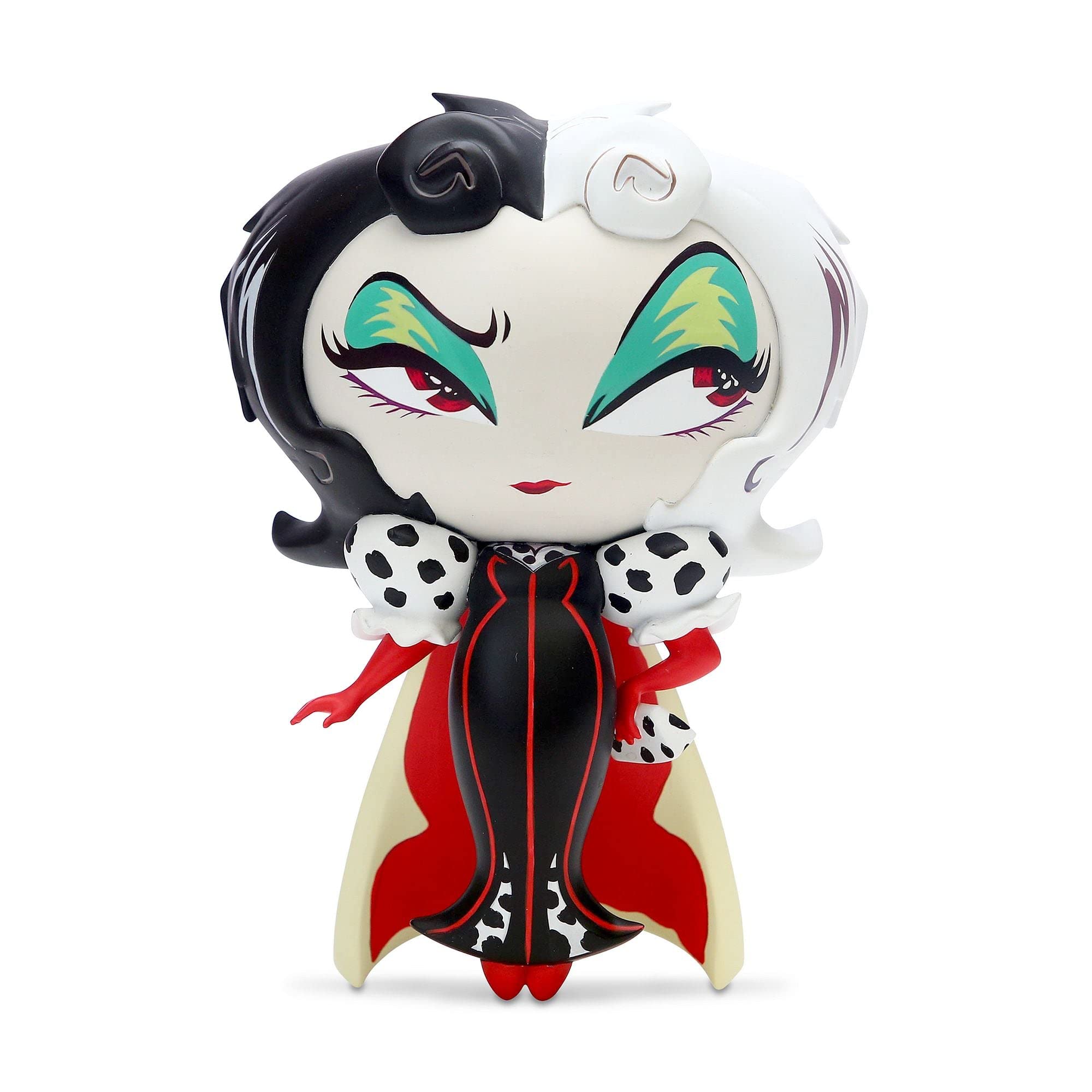 World of Miss Mindy Disney Villains 101 Dalmations Cruella de Vil Figurine,7 Inch