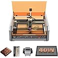Genmitsu L8 Laser Engraver, 40W 40000mW Power Output Laser Cutter Built-in Acrylic Enclosure with Vent, 40,000mm/min All-in-o