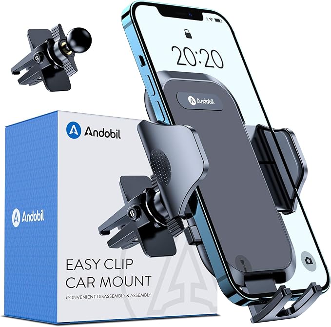 Amazon Co Jp Andobil 車用携帯電話ホルダー 軍隊の頑丈なクリップでしっかりグリップ 滑らない 非常に安定した車の通気口電話マウント ユニバーサルカー携帯電話ホルダー すべてのiphone Samsung その他のスマートフォンに対応 家電 カメラ