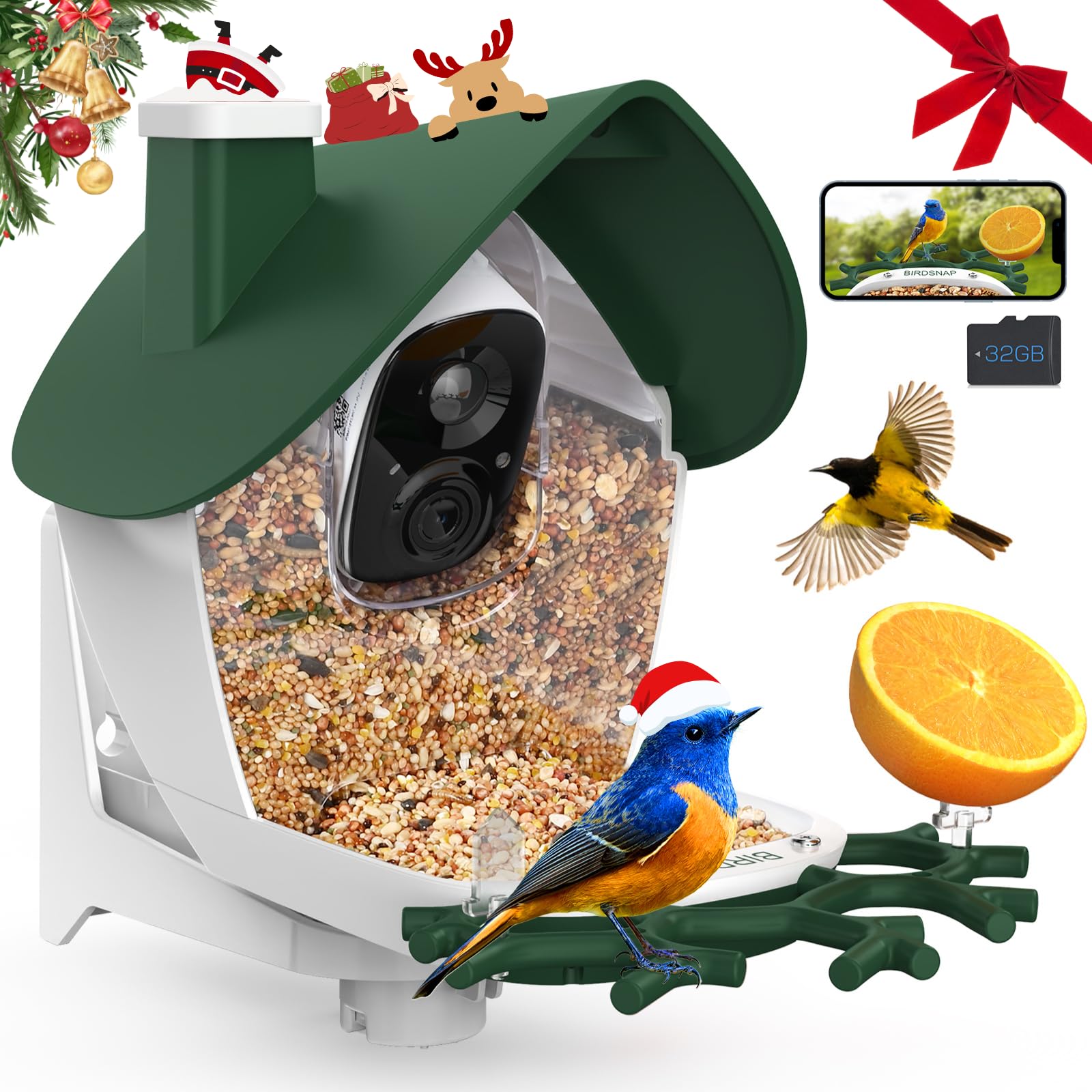 birdsnap® MON- Smart Bird Feeder with Camera
