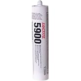 Loctite 212184 5900 Flange Sealant, Heavy Body RTV Silicone, 300 mL Cartridge, Black