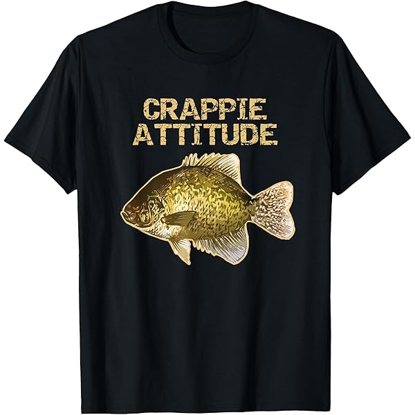 S@ 90s FishingFish CrappieAttitude Tシャツ S@ 90s FishingFish CrappieAttitude Tシャツ Fish Tales