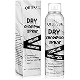 QIUFSSE Dry Shampoo Spray,Volumizing Dry Shampoo for Women & Men,Absorbs Excess Oil,Instant Refresh Hair,Contains Rice Starch,Replenishes Hair Keratin,Nourishes Hair Roots,7.61 oz