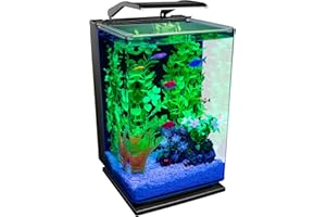 GloFish Aquarium Kit Fish Tank with LED Lighting and Filtration Included