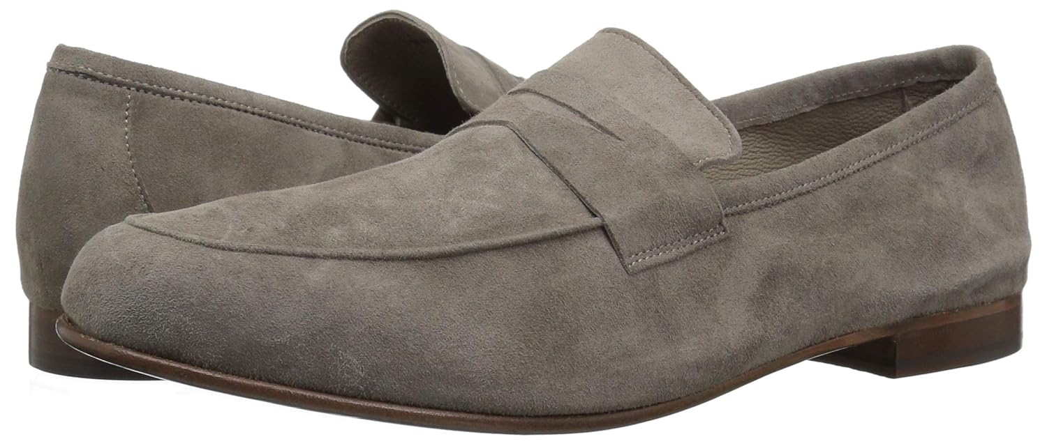 mens suede penny loafer