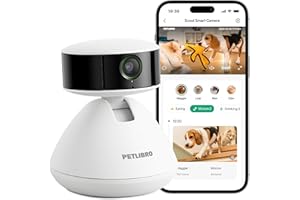 PETLIBRO AI Dog Camera Pet Camera Indoor with Phone App [Multi-Pet Recognition, Daily Activity Analysis & Smart Summaries] Cat Cam 360° View, 1080P Dog Cam Night Vision, 2-Way Audio Home Camera WiFi