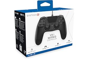 Gioteck VX-4 WIRED CONTROLLER (PS4) (BLACK) (PS4)