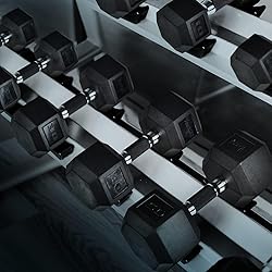 Dumbbell Hex - Rubber Grip - 5lbs - Pair