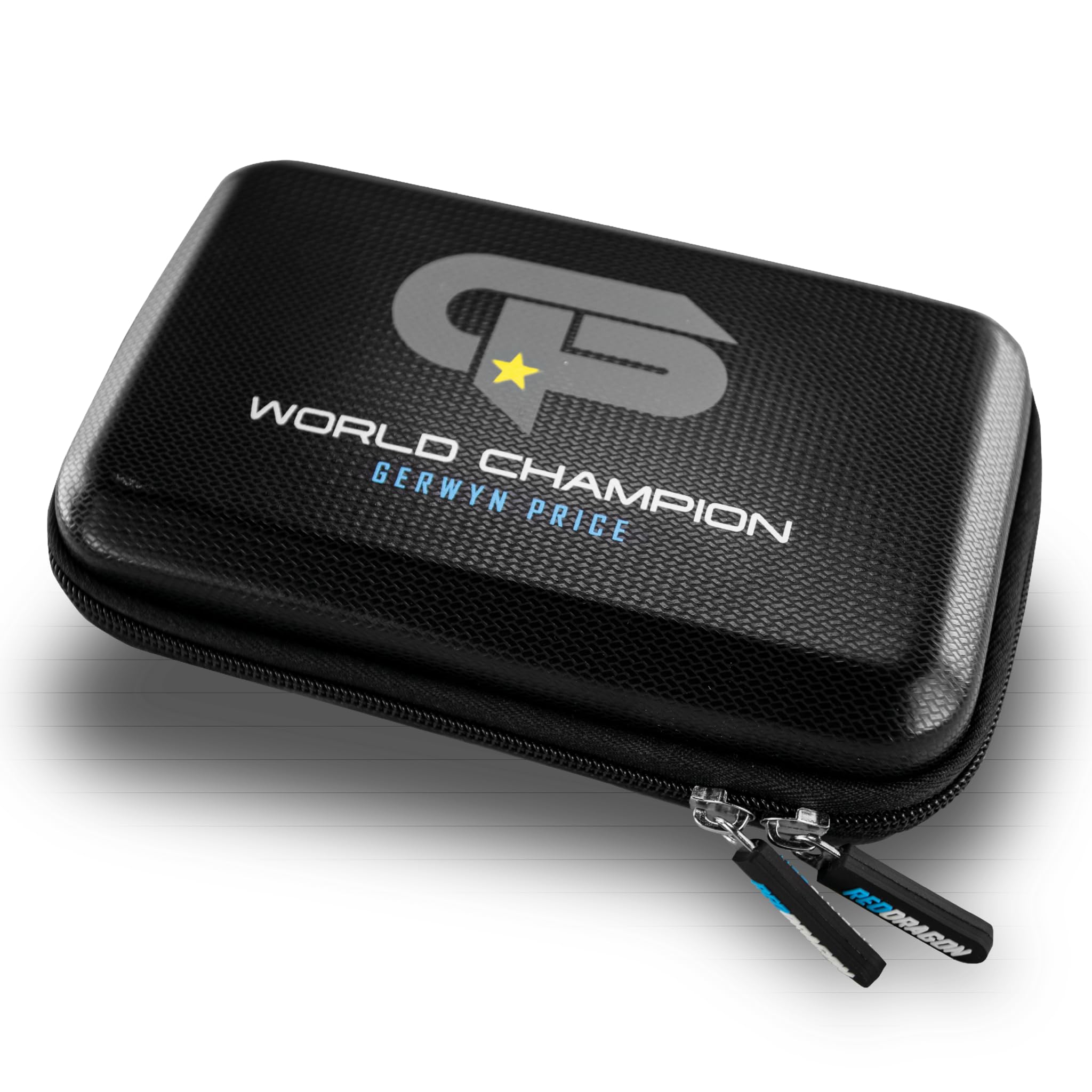 RED DRAGON Dart Case | Gerwyn Price Iceman World Champion Edition | Professional Organiser for Accessories | Darts Case Holds 3 Darts Fully Assembled
