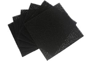 KULANNDER 6 Pack Solder Extractor Filter Carbon Filter Replacement Activated, Smoke Fume Absorber Filter for Hakko/Xytronic/Aoyue Smoke Absorber 5 1/8” 5 1/8” 3/8”