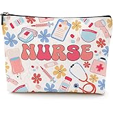 Nurse Cosmetic Bag Nurse Gifts Nurse Appreciation Makeup Bag Nurse Graduation Gift Nursing Student Essentials Accessories Nurse Practitioner Gifts for Women Bestie Nurses Week Gift Christmas Birthday