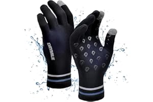 DRYMILE Hyla Waterproof Gloves - High Dexterity Touchscreen Winter Wool Blend Gloves for Men & Women - Working, Hiking, Skiing, Biking, Riding, Fishing.