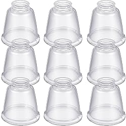 Retisee 9 Pcs Ceiling Fan Light Covers, Clear