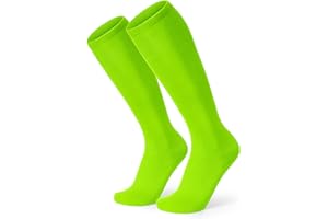 XZQTIVE Baseball Soccer Softball Socks for Youth Adult Solid Colors Socks for Boy Girl