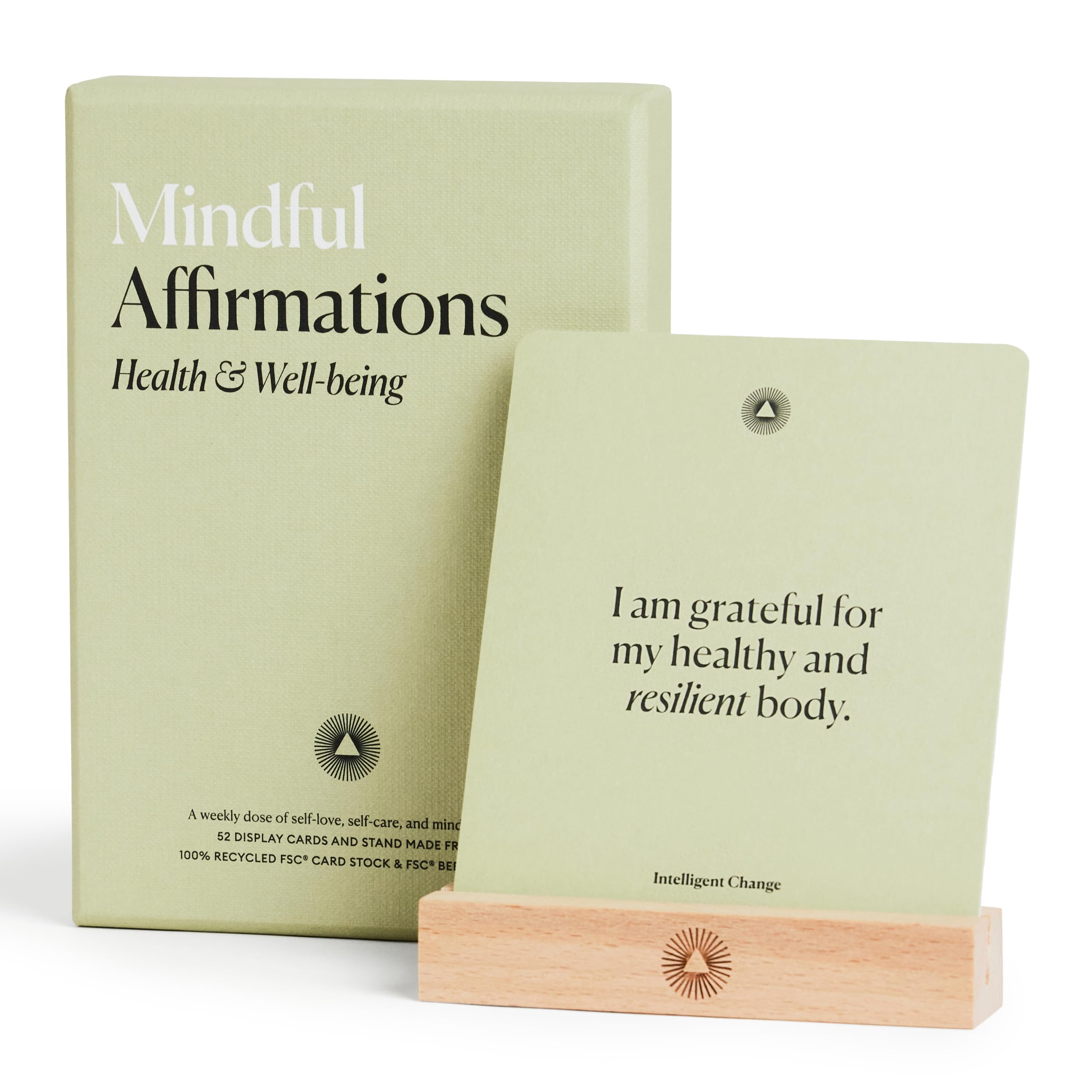 Intelligent Change Mindful Affirmation Cards for Health and Wellbeing