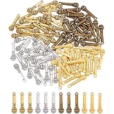 AHANDMAKER 100Pcs 4 Colors Microphone Charms, Vintage Metal Singer Instrument Dangle Charm Tibetan Style Music Theme Pendants for Jewelry Making Necklaces Bracelets Earrings DIY Crafts