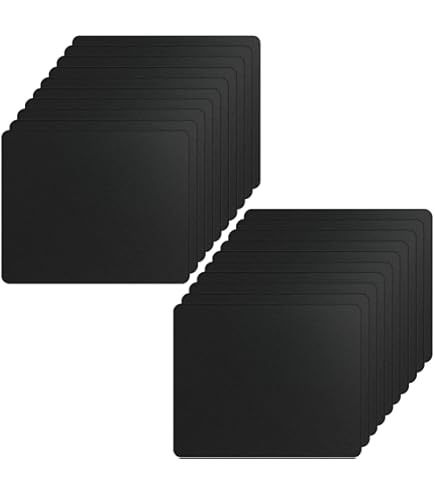 Amazon.com: Anpuimult 18 PCS Black Mouse pad Bulk with Stitched