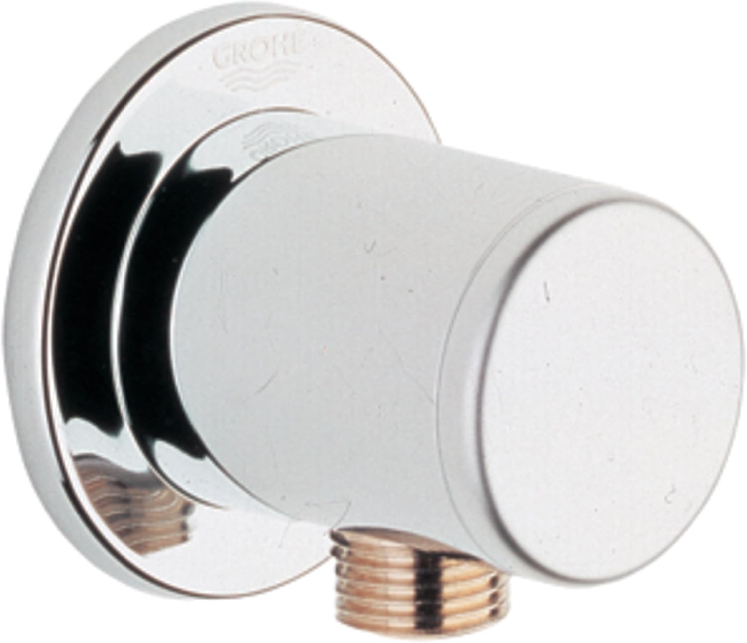 thumbnail image 2 of Grohe Wall Supply Elbow For Shower - Chrome Finish, 1/2" Threaded Connection 2 of 5