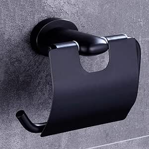 ZXPzZ-Portarrollos para Papel higiénico La Simplicidad Moderna Negro