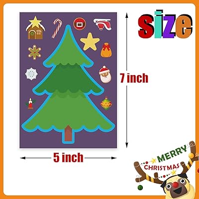 Buy Funnlot Christmas Crafts For Kids Christmas Stickers For Kids Christmas Tree Stickers Christmas Activities For Kids Toddlers Christmas Games For Kids Toddler Online In Indonesia B08dk49z64
