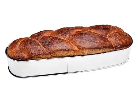 CHG 3365-00 Kuchen-/Brotbackring, oval, b=11,0 cm, h = 7,0 cm