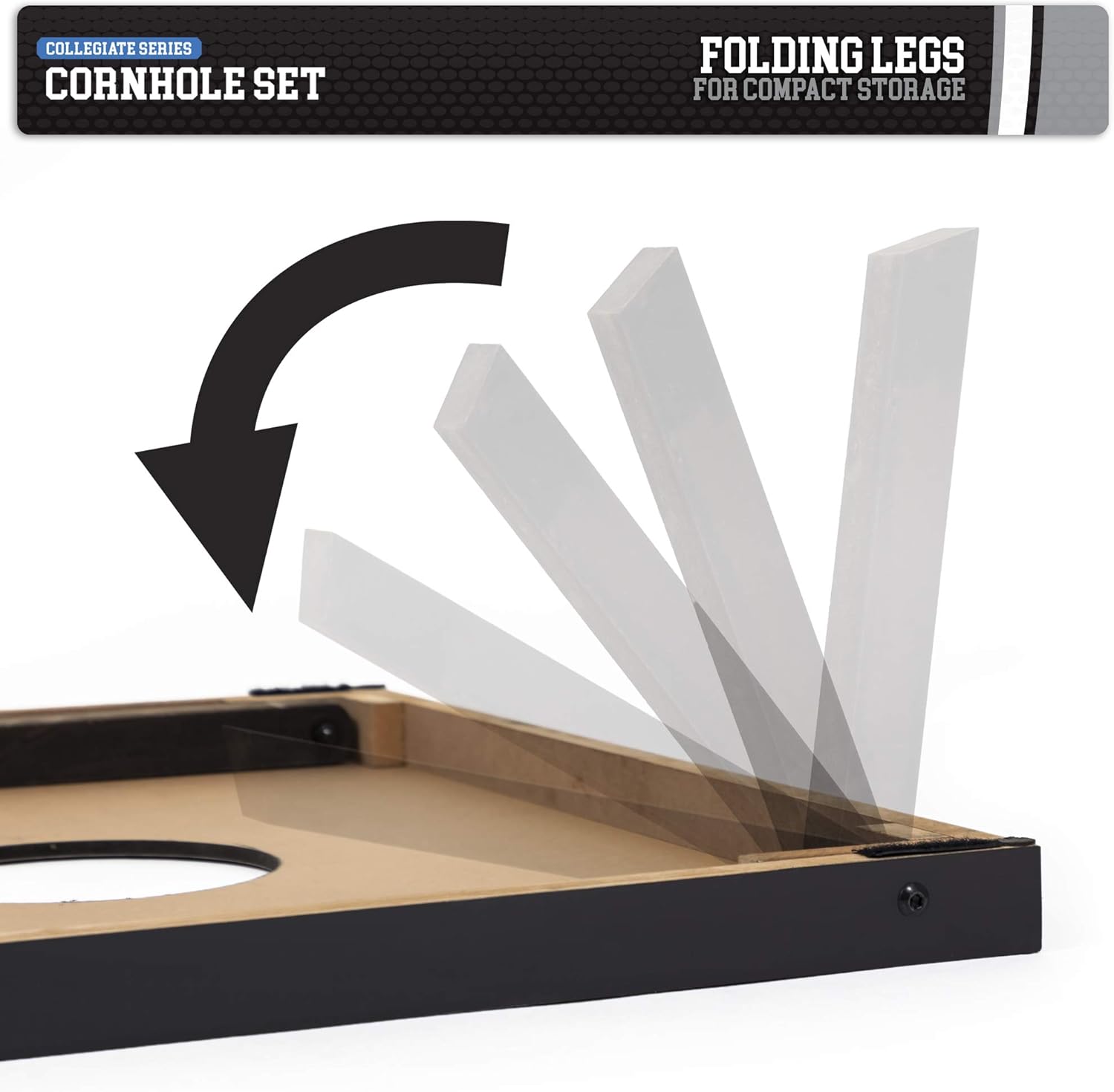 Wild Sports NCAA Cornhole Outdoor Game Set, 2' x 3' Foot - Recreational Series : Sports & Outdoors