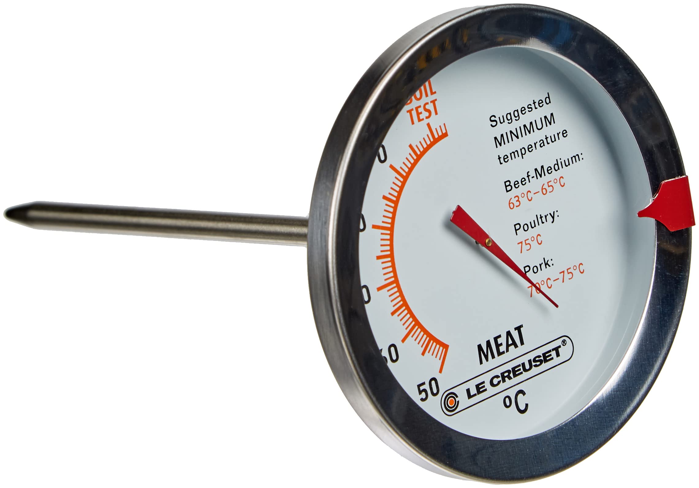 Le Creuset Meat Thermometer, Celsius, Metal, 98100200000100