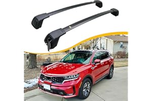 EZREXPM Cross Bars Fit for 2021-2025 Kia Sorento & Sorento Hybrid & Sorento Plug-in Hybrid Luggage Roof Rack Lockable Crossbars Carrier Cargo Bar (with Flush Side Rails)