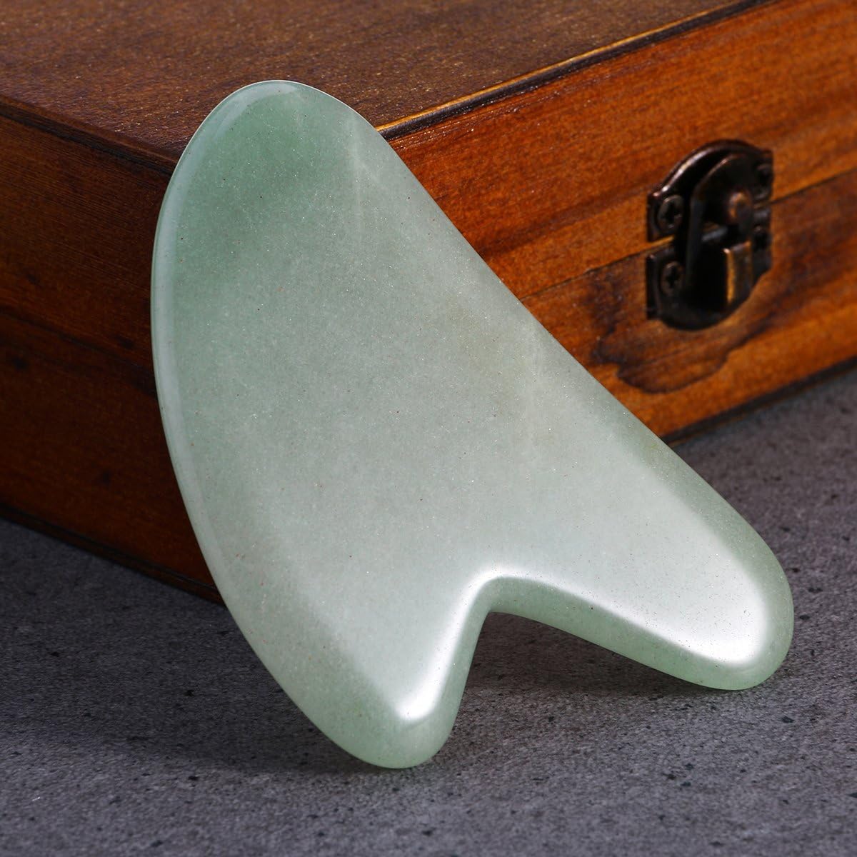 Gua Sha Tool,Natural Gua Sha Jade Stone Guasha Board for Facial