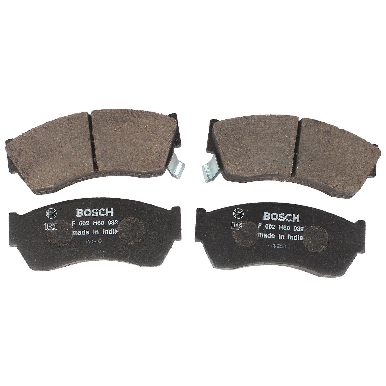 Bosch F 002 H60 0328F8 High Performance Replacement Brake Pads for