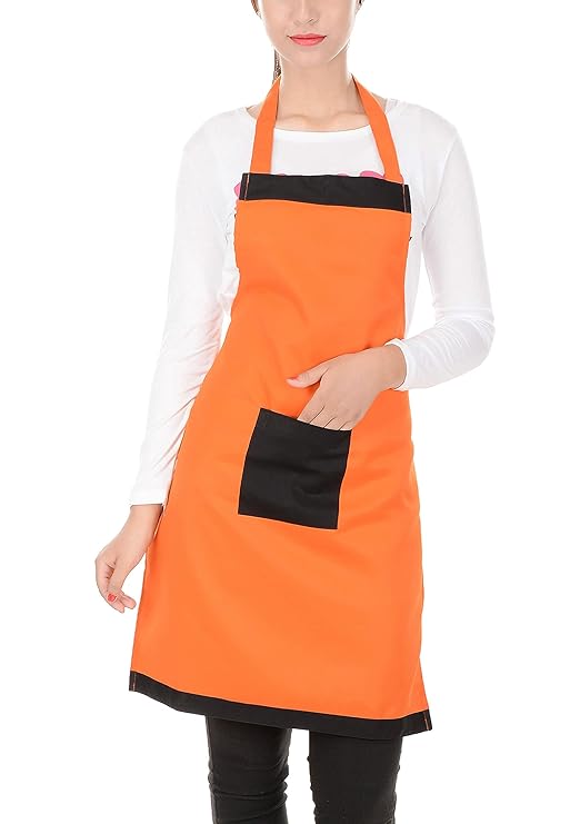 Buy Switchon Waterproof Orange Kitchen Apron Online at Low Prices in
