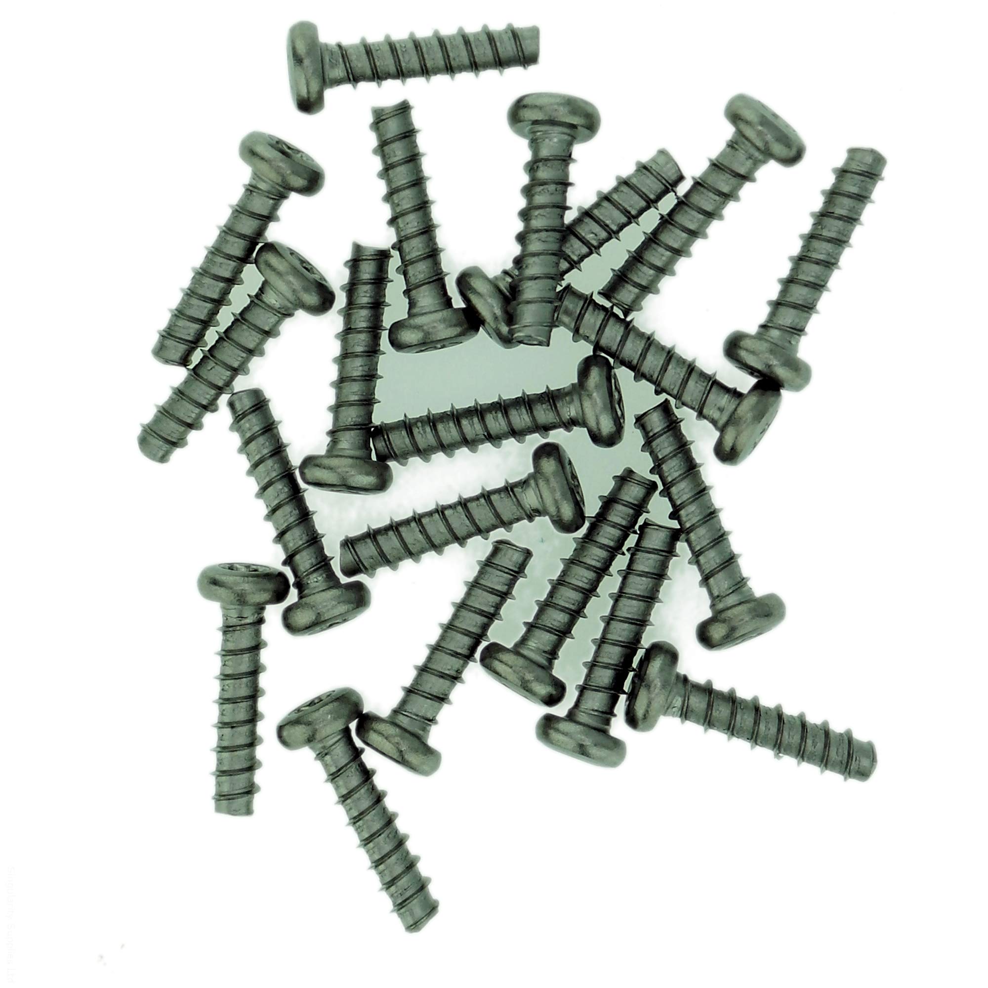 D3.5 (3.5mm x 20mm) TX Pan Screws for Plastic (Trilobular) - Stainless Steel (A2) (Pack of 20) — image 1