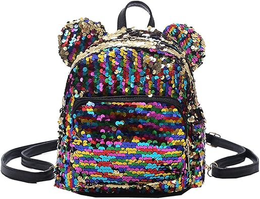 mochila lentejuelas niña