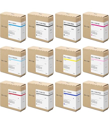 Amazon.com: PFI-1100 Ink Tank Replacement for Canon PFI1100 160ML
