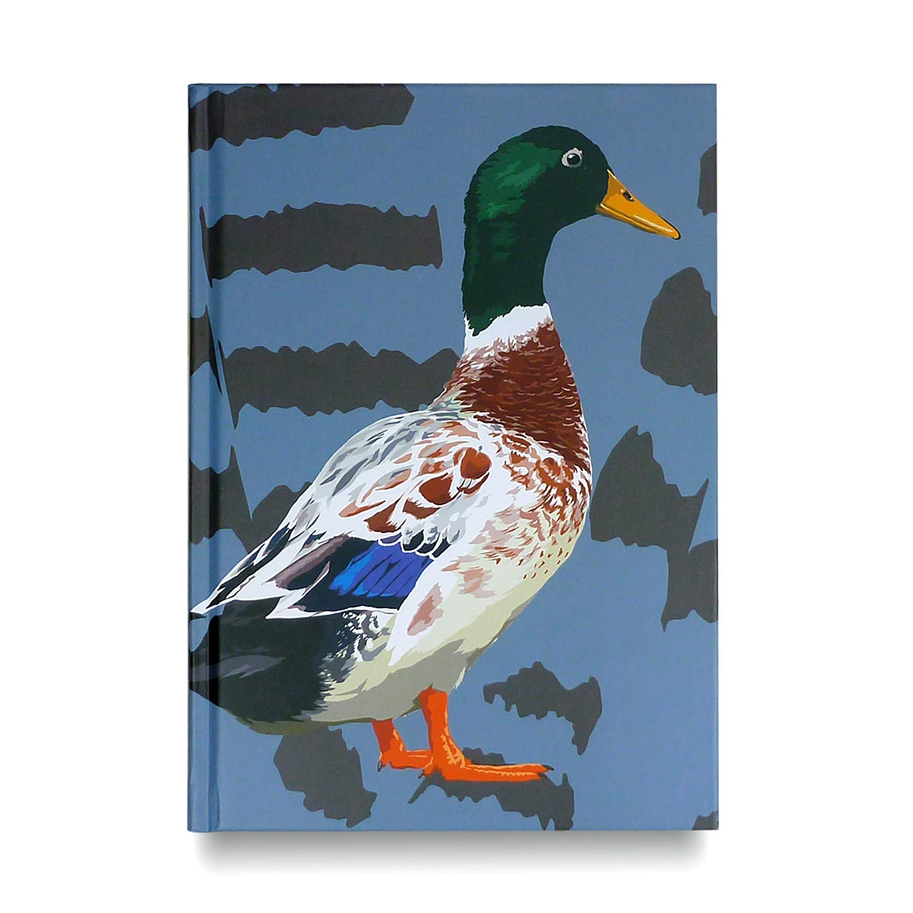 Mallard Duck Hardback Notebook – Premium 160 Page A5 Lined Ruled Travel Journal – Leslie Gerry