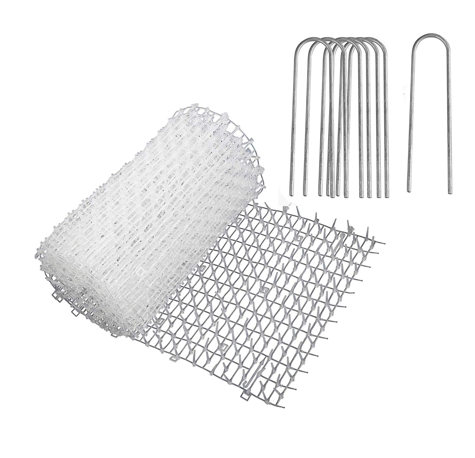 PestExpel® Humane Anti Cat Dog Animal Mat Spikes Repellent Deterrent 2m x 0.3m (Clear)