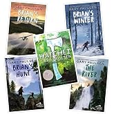 Complete Hatchet Set: Hatchet, The River, Brian's Winter, Brian's Return, Brian's Hunt (5 Books)