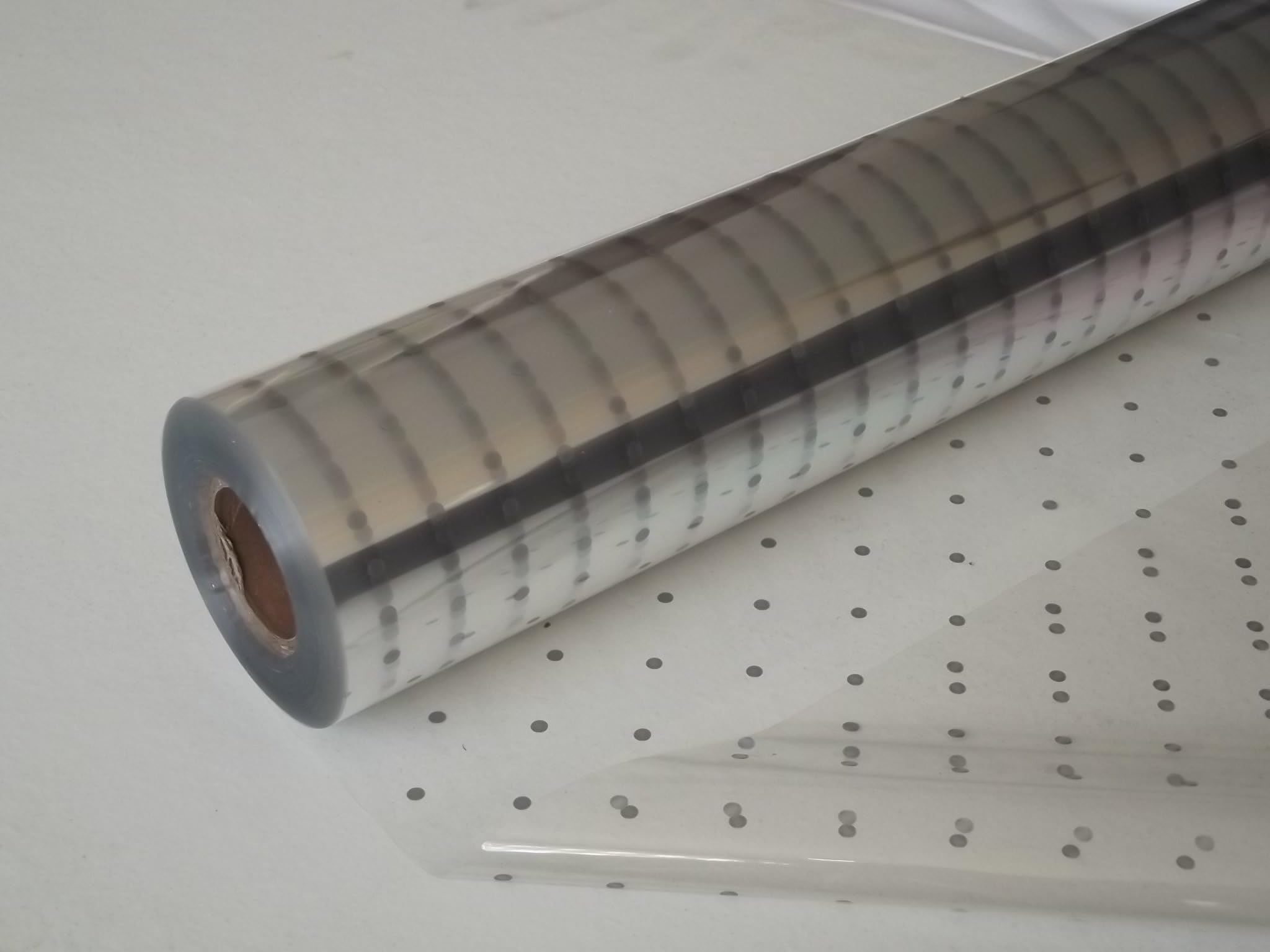 100 m x 80 cm cm-dottie Dot Clear Cellophane Roll Silver Flower Florist Film Gift Basket – 100 m-gros Paper Bumper Roll