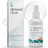 Almond Clear Level 2 Serum | Mandelic Acid Body Serum for Acne, Folliculitis, Aging Skin, Ingrown Hairs, Dark Spots on Face, Chest, Butt, Back, Thighs, Arms | 4 oz
