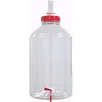 Fermonster 7 Gallon Wide Mouth Plastic Fermenter with Spigot, Stopper, Air Lock