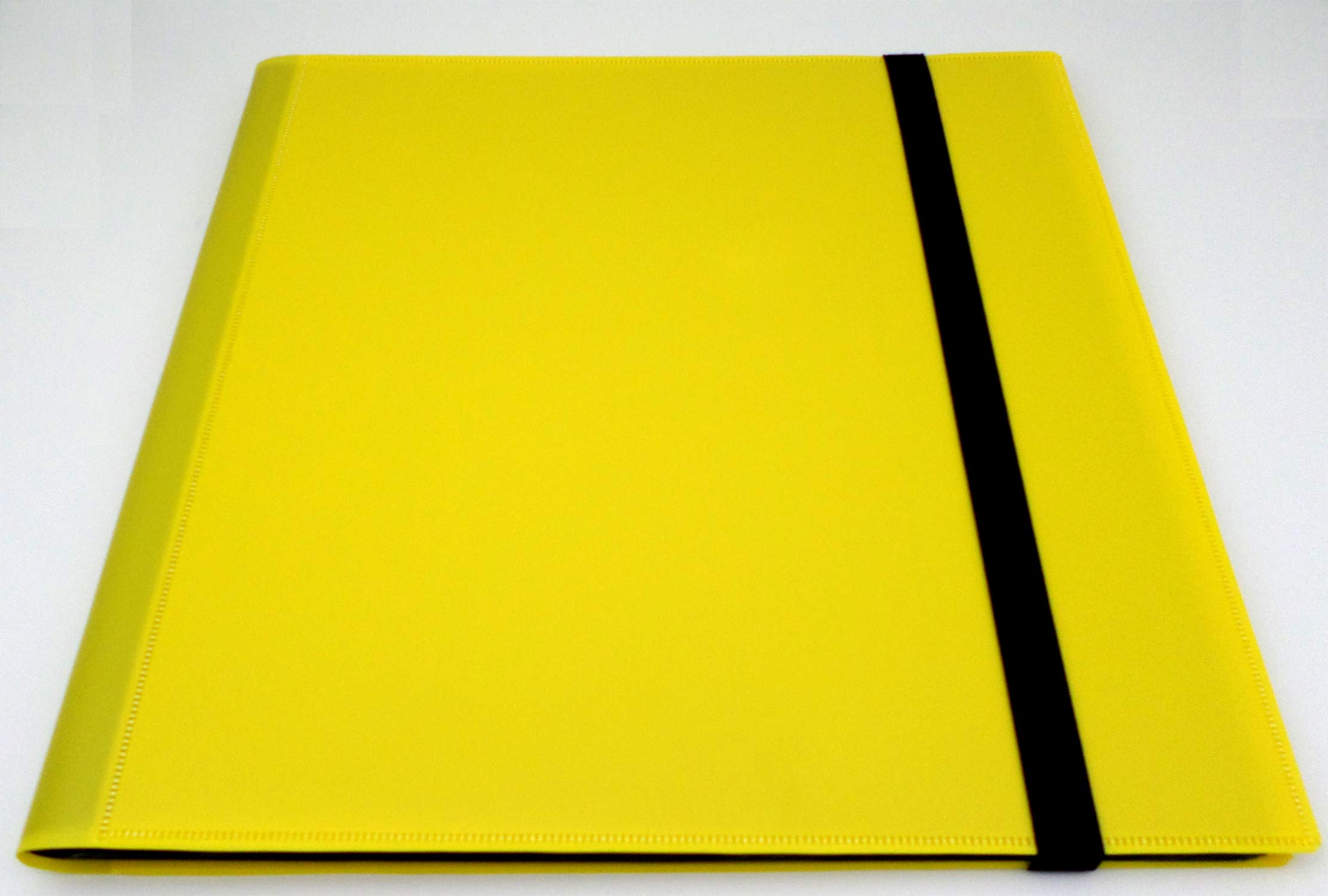 docsmagic.de Pro-Player 12-Pocket Playset Album Yellow - 480 Card Binder - MTG - PKM - YGO