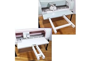ONTEN Extension Tray Compatible with Cricut Maker 4 / Maker3 / Maker and Explore Air 4 / Air 3 / Air 2 / Air, Cutting Mat Extender Support for Maker and Explore Air Series (White)