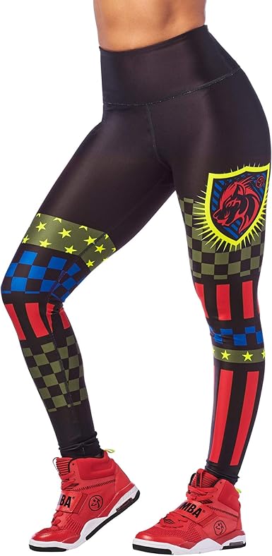 Zumba Lost In The Music High Waisted Mallas para Entrenar, Mujer ...